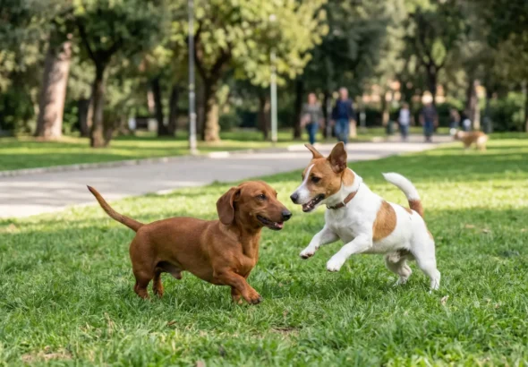 bassotto vs jack russell
